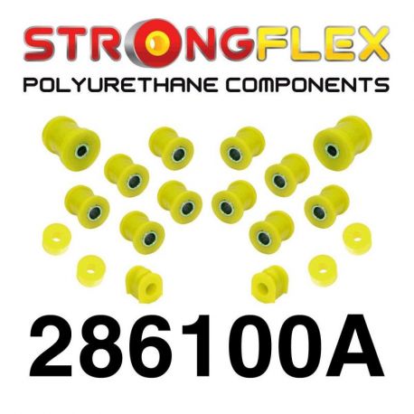 286100A: Set of rear suspension polyurethane SPORT STRONGFLEX