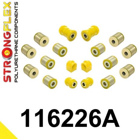116226A: Rear suspension bush kit SPORT STRONGFLEX