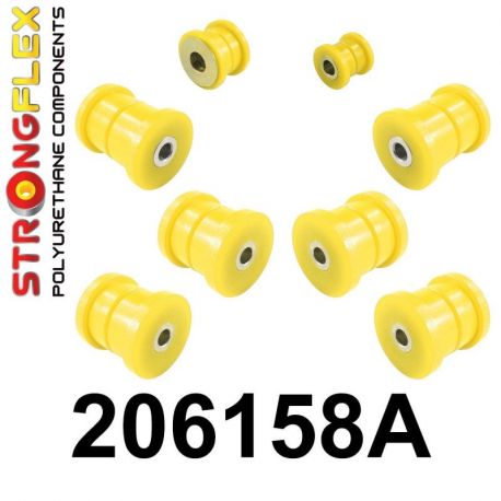 206158A: Rear suspension bush kit SPORT STRONGFLEX