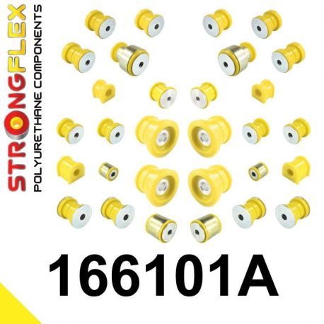 166101A: Full suspension  polyurethane bush kit SPORT STRONGFLEX